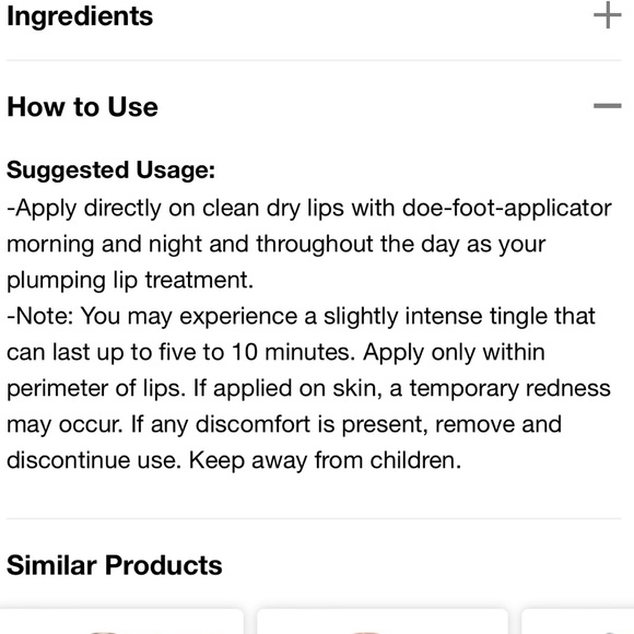 NEW FULL SIZE TOO FACED LIP INJECTION EXTREME IN SHADE TANGERINE DREAM 4… - Picture 8 of 8